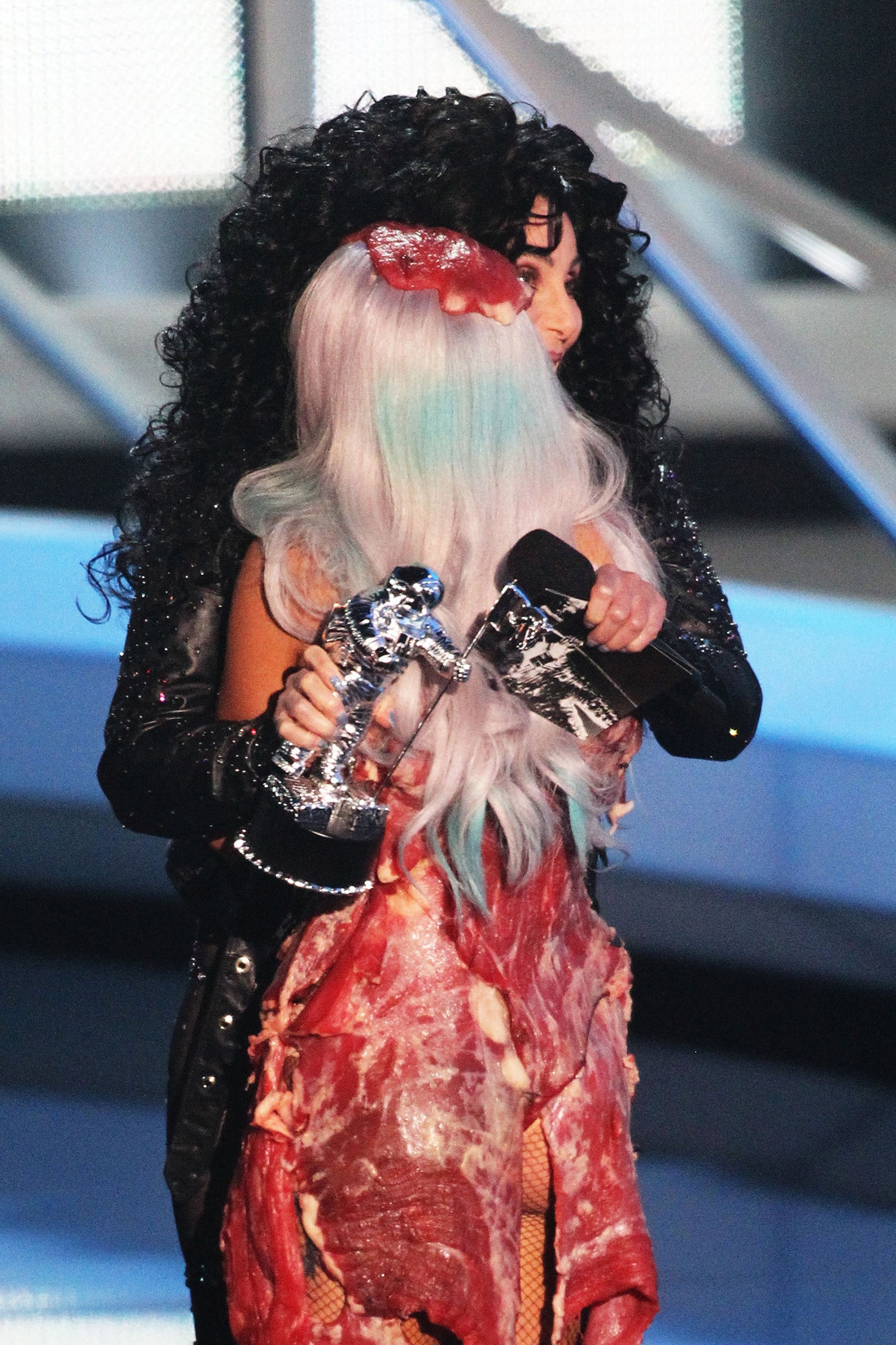 Шер и Леди Гага церемония MTV Video Music Awards сентябрь 2010