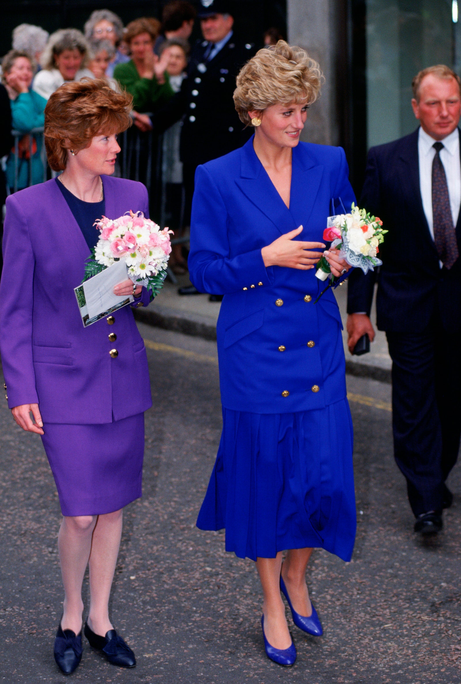 Принцесса Диана и ее сестра Сара Маккоркодейл сентябрь 1992 года