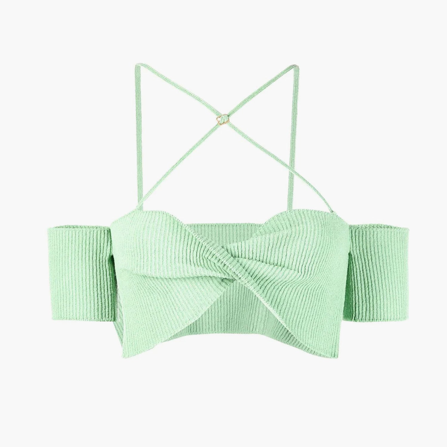 Кроптоп на тонких бретелях Jacquemus 16150 рублей farfetch.com