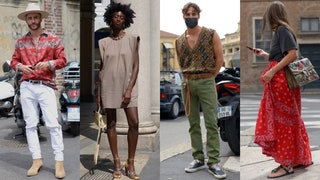Стритстайл на Неделе мужской моды в Милане