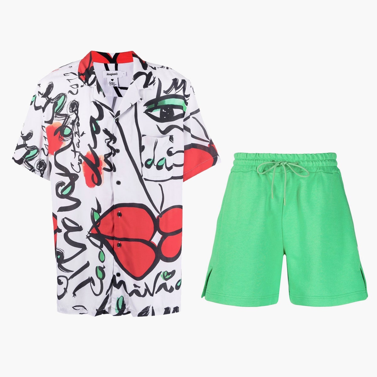 Рубашка Esteban Cortazar 6709 рублей farfetch.com шорты MSGM 14203 рубля farfetch.com