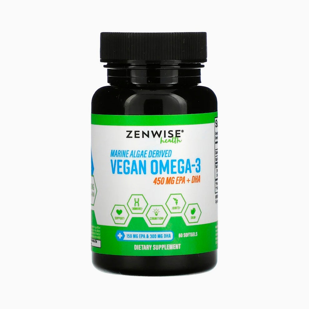 Омега3 для веганов Marine Algae Derived Vegan Omega3 Zenwise Health 1521 рубль