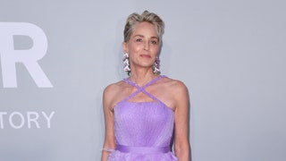CAP D'ANTIBES FRANCE  JULY 16 Sharon Stone attends the amfAR Cannes Gala 2021 during the 74th Annual Cannes Film...
