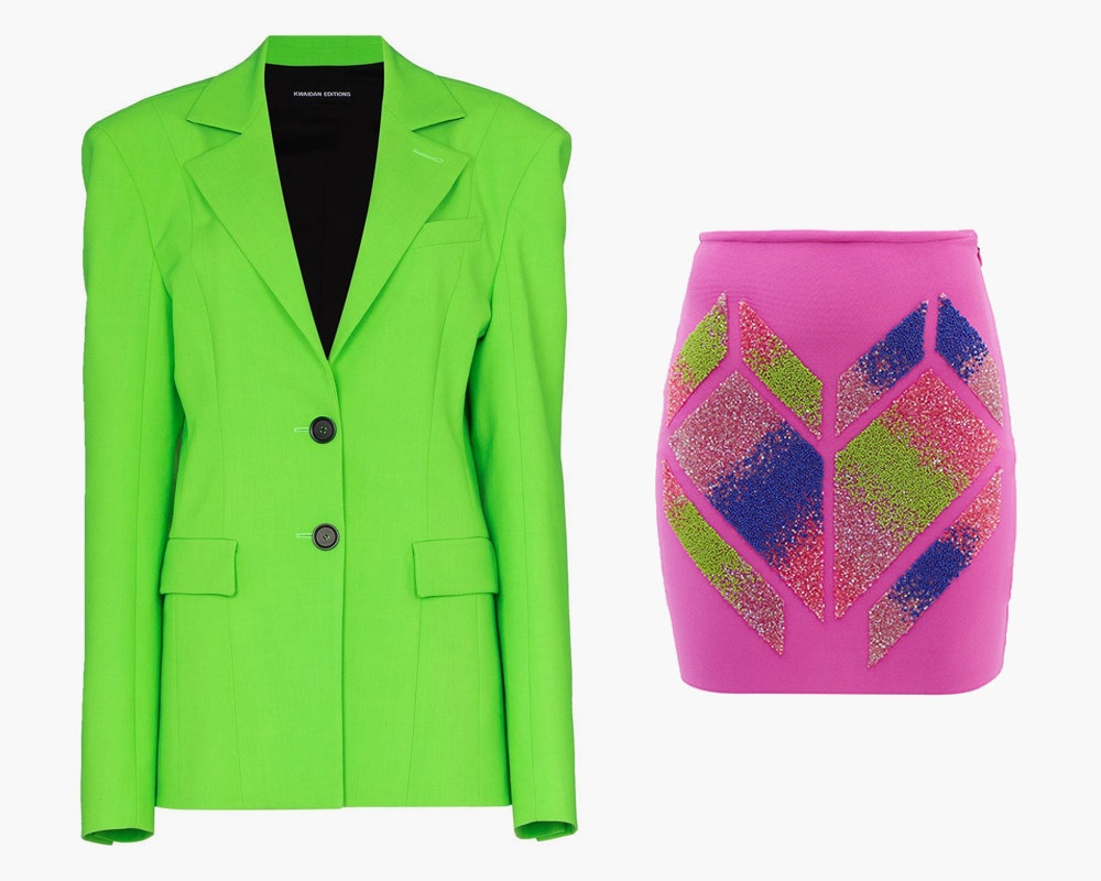 Жакет Kwaidan Editions 44567 рублей farfetch.com юбка Germainer 39450 рублей matchesfashion.com