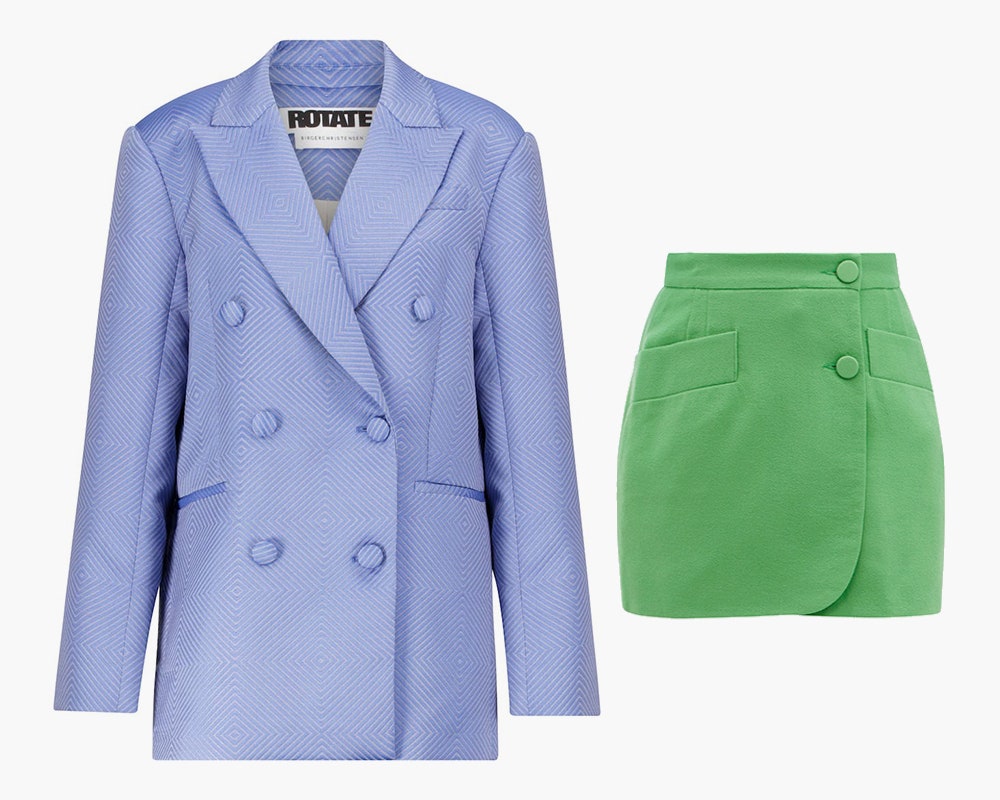 Жакет Rotate 12893 рубля mytheresa.com юбка Elzinga 12070 рублей matchesfashion.com