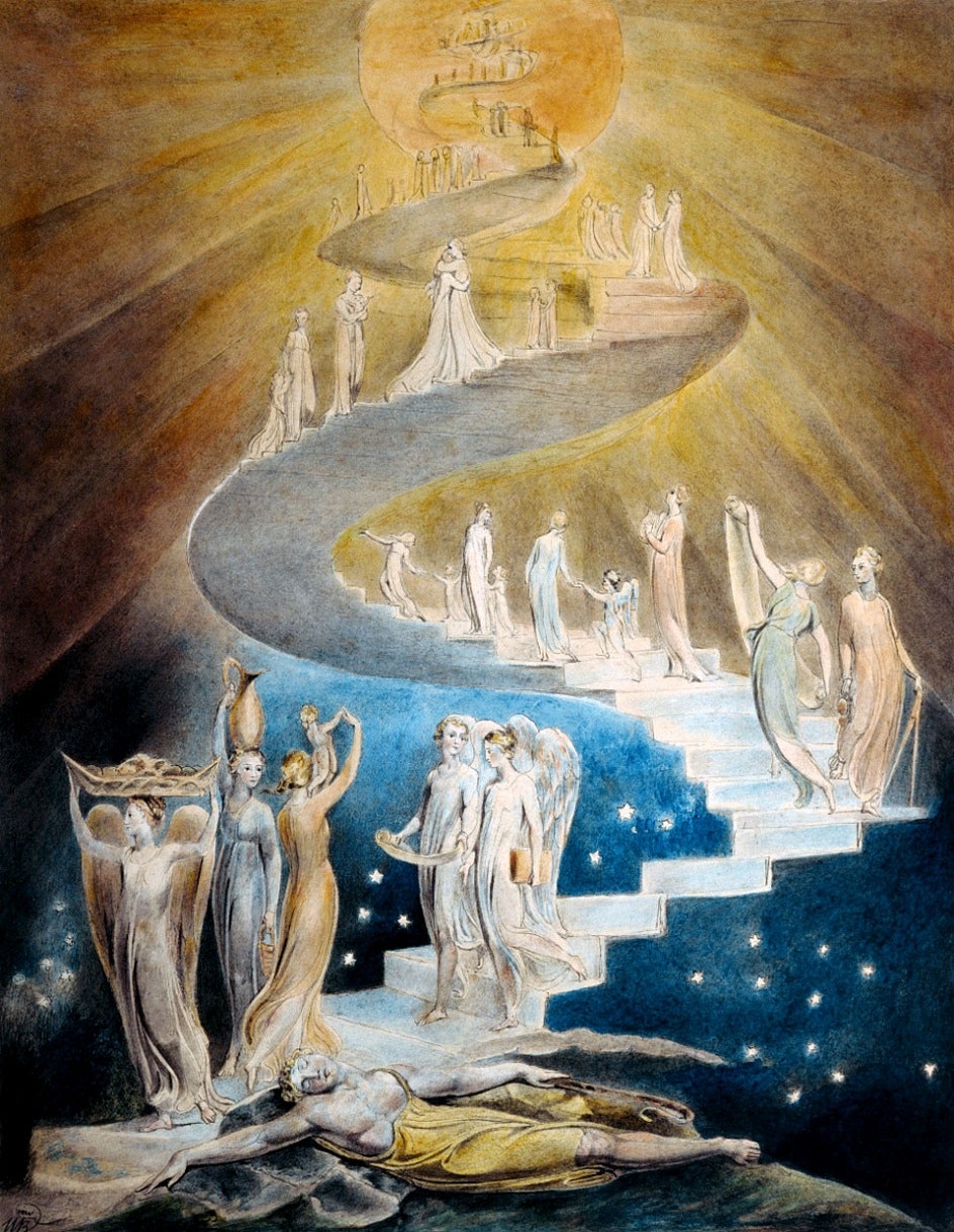 Уильям Блейк «Лестница Иакова» 1806