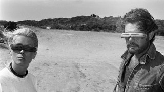 Italian actor Marcello Mastroianni and French actress Catherine Deneuve on the set of Liza directed by Marco Ferreri.