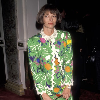 Anna Wintour during Paris Haute Couture Fashion Show and Cocktail Party at Paramount Hotel in New York City New York...