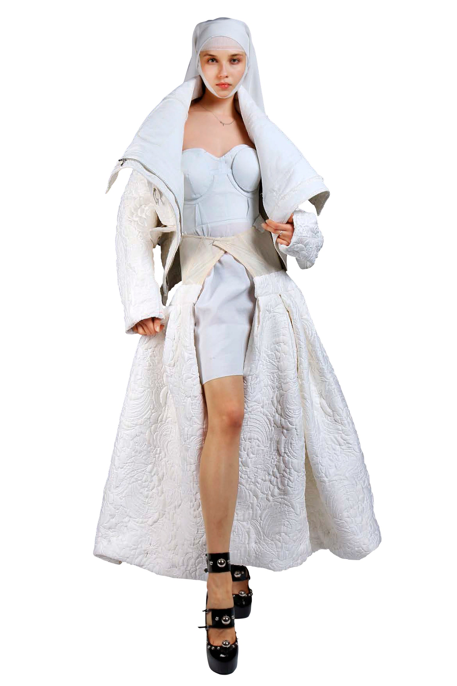 Image may contain Clothing Apparel Costume Human Person and Dress