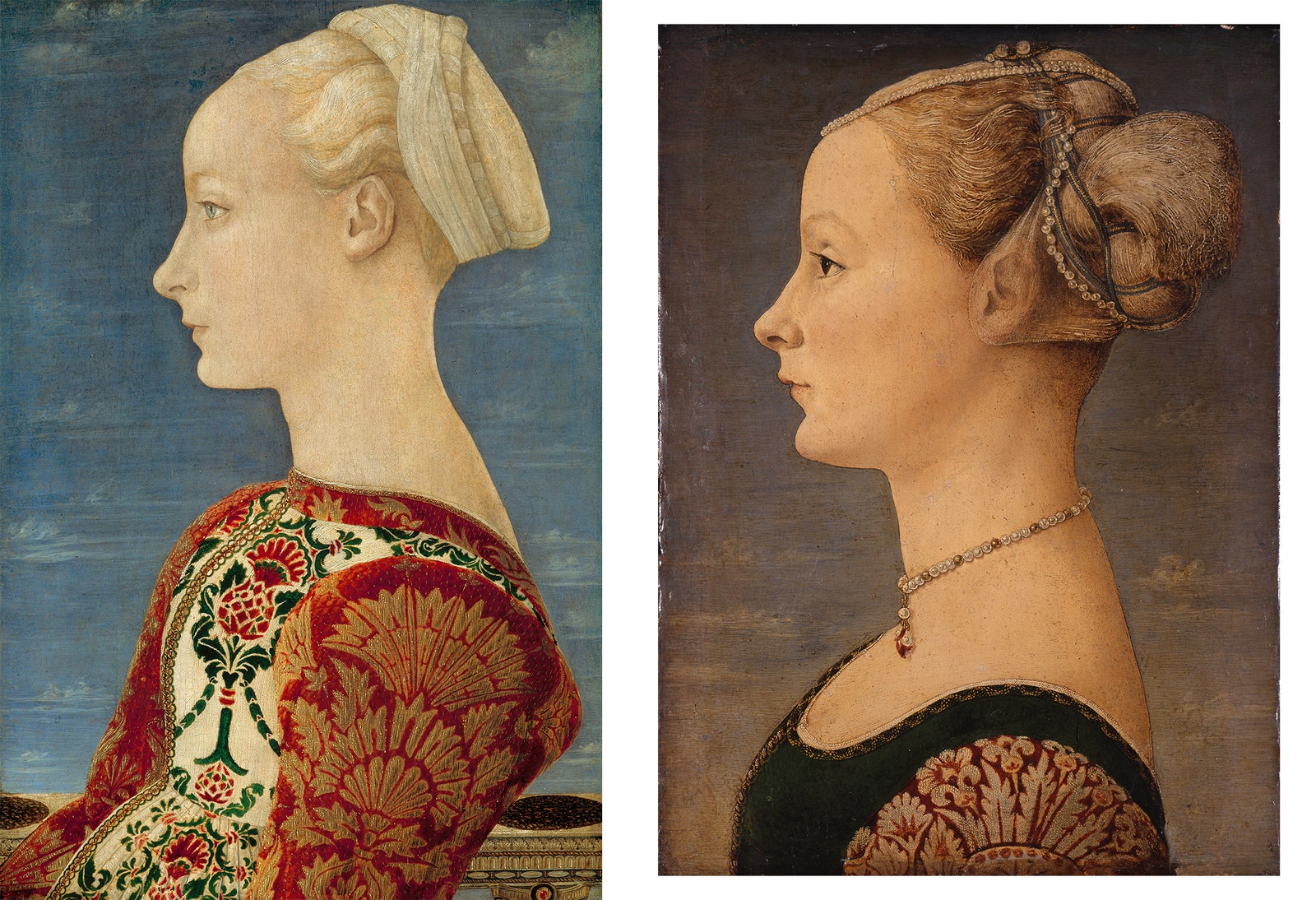 Антонио дель Поллайоло «Портрет девушки» 1465 Антонио дель Поллайоло «Женский портрет» 14601465