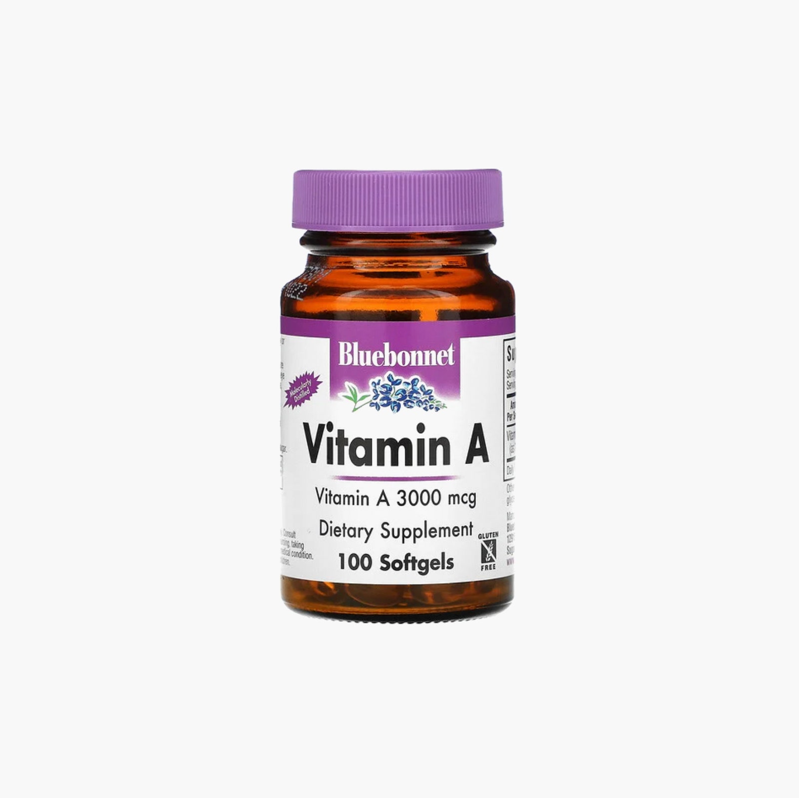 Витамин A Bluebonnet Nutrition 3000 мкг 484 рубля