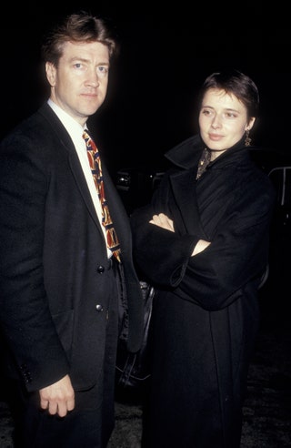 Дэвид Линч и Изабелла Росселлини 1987