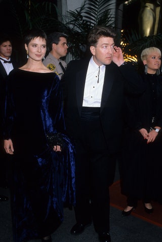 Дэвид Линч и Изабелла Росселлини 1987