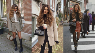 Жакет с водолазкой — любимый прием на осень модниц Амстердама