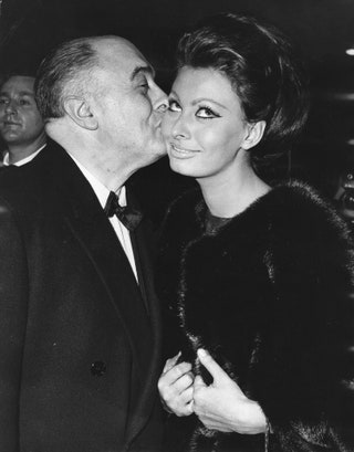 Софи Лорен и Карло Понти ноябрь 1965