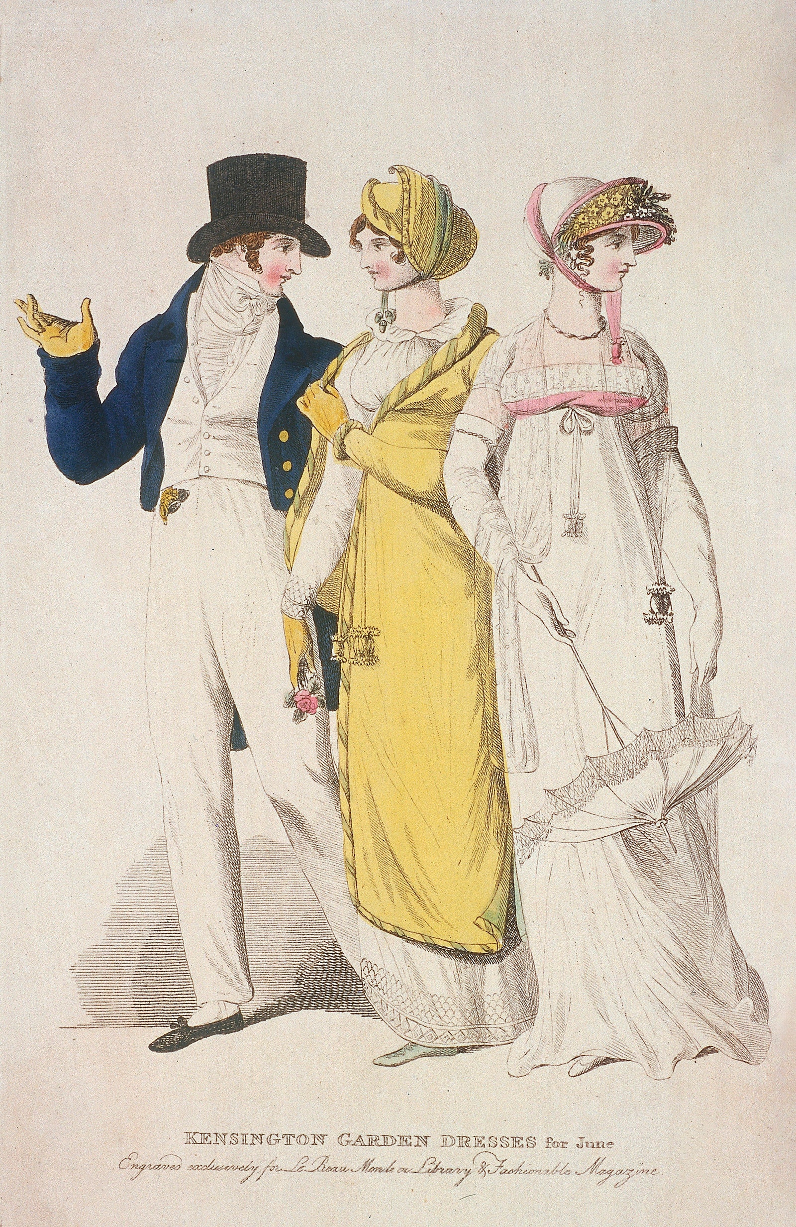 Kensington Garden Dresses For June 1810