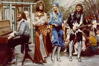 ABBA on stage 1977 Photo ullstein bildullstein bild via Getty Images