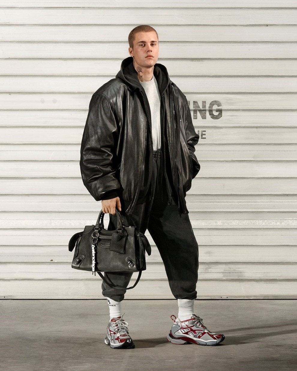 Джастин Бибер в рекламной кампании Balenciaga осеньзима 2021