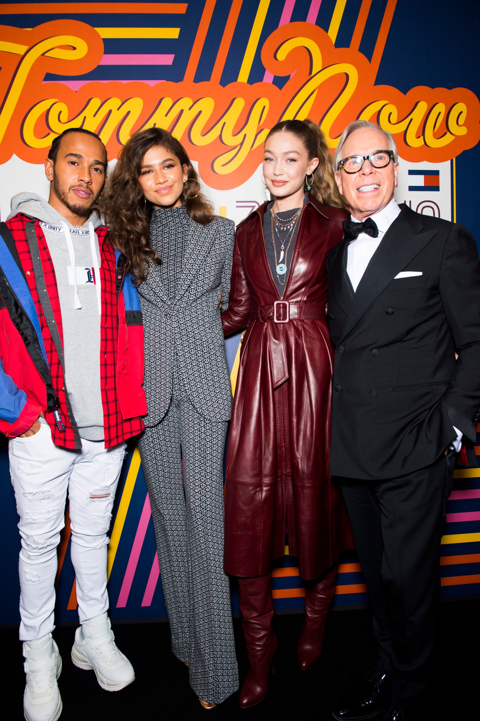 Image may contain Zendaya Lewis Hamilton Human Person Fashion Premiere Clothing Shoe Footwear Apparel and Tie