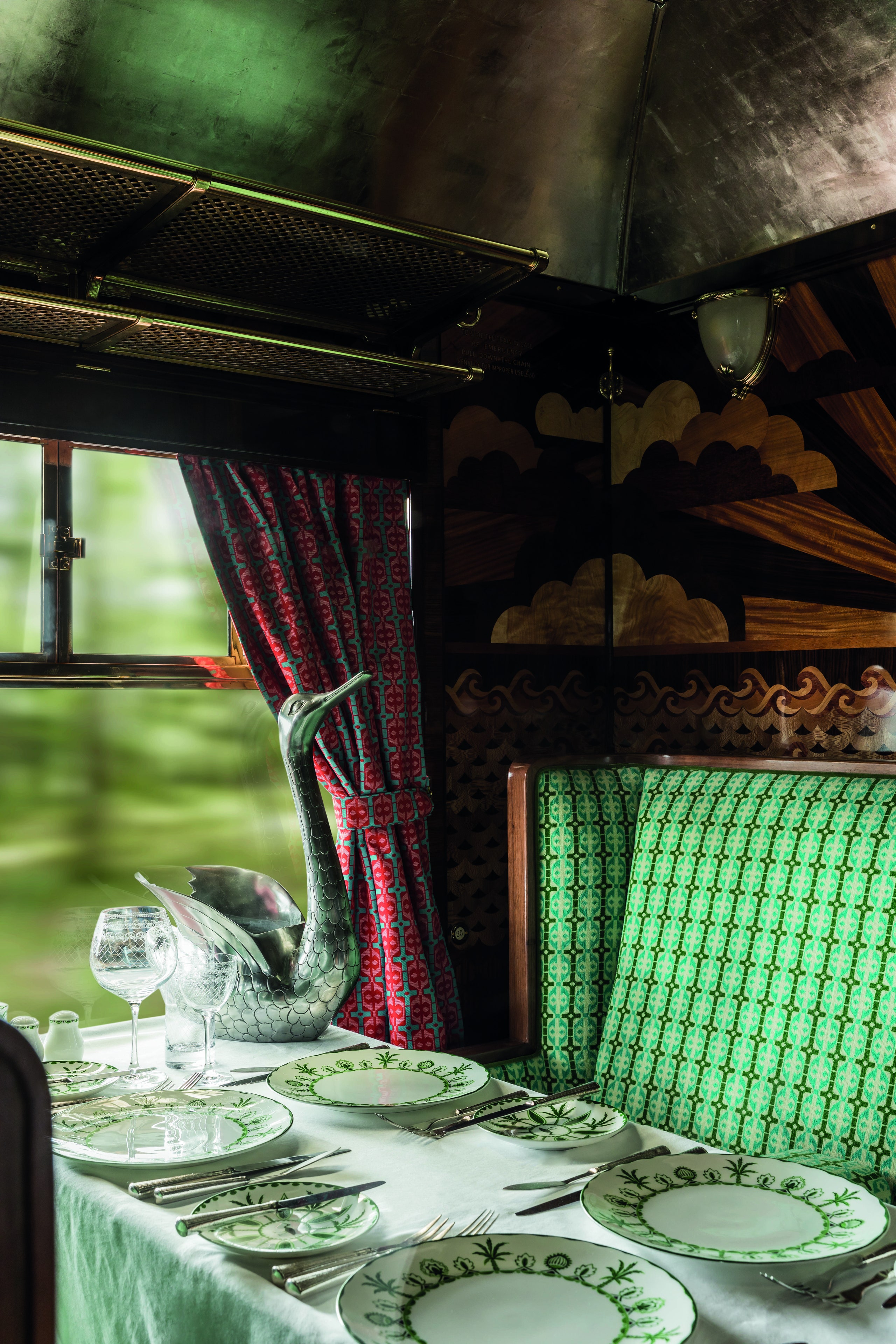 Film Director Wes Anderson has helped redesign a 1950s British train carriage with his classic Art Nouveau style. In...