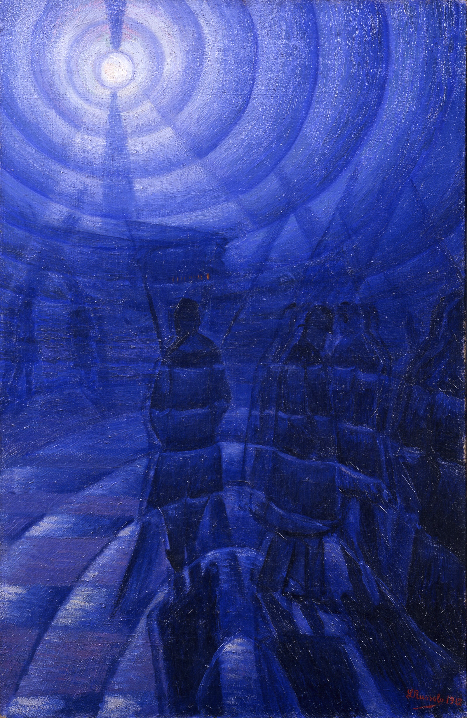 Луиджи Руссоло «Плотность тумана» 1912
