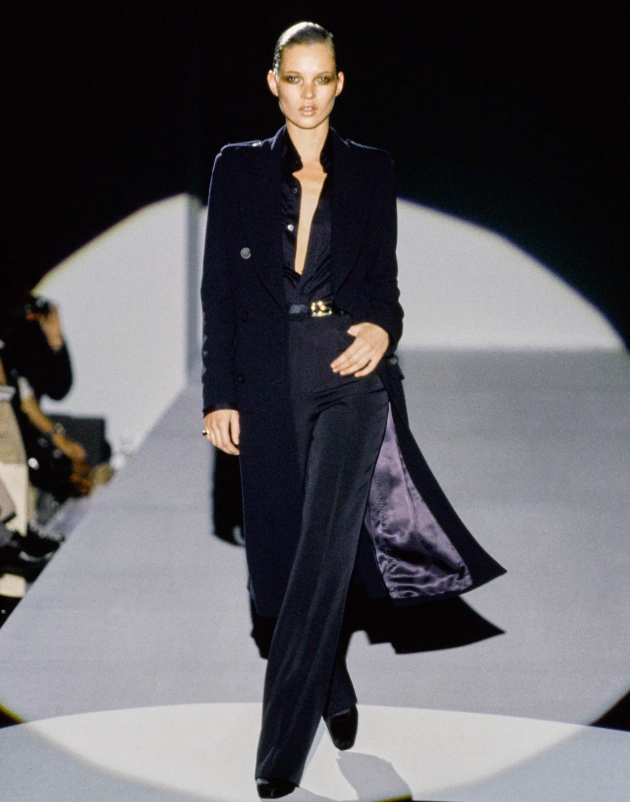 Кейт Мосс на показе Gucci осеньзима 1996
