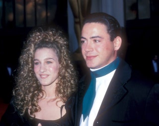 Сара Джессика Паркер и Роберт Даунимладший на 61й церемонии «Оскар» в 1989м.