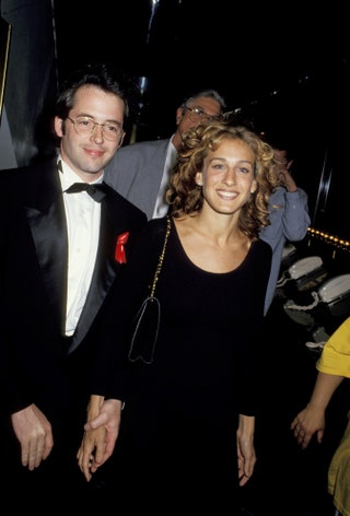 Паркер и ее будущий муж Мэттью Бродерик на 47й церемонии Tony Awards в 1993м.