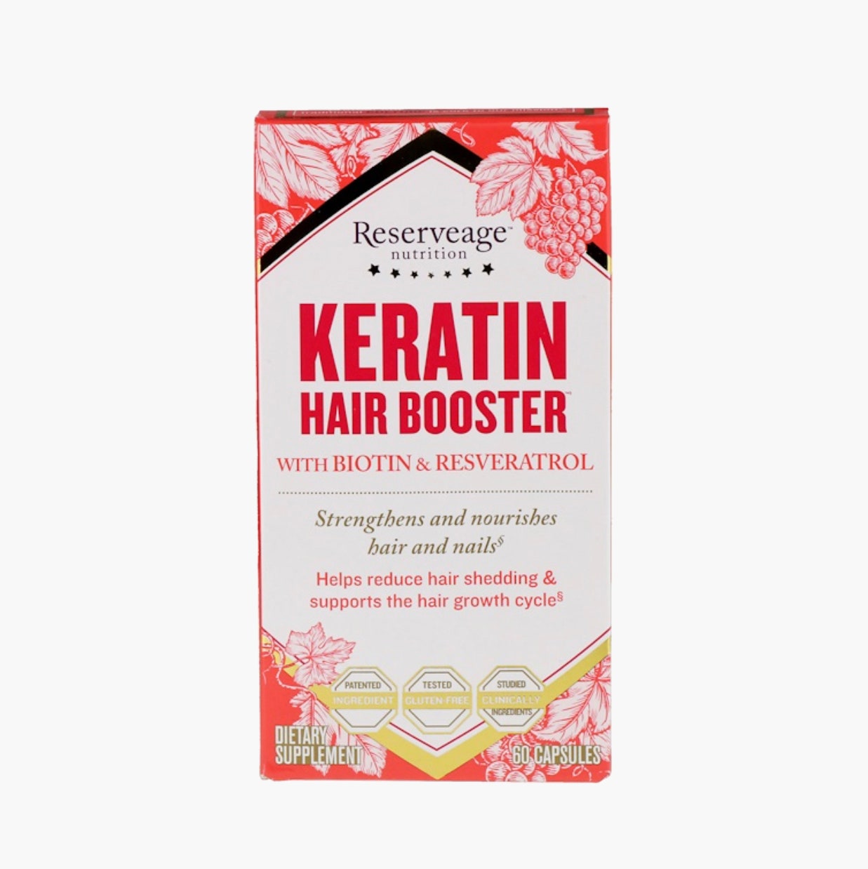 Кератиновый стимулятор для волос с биотином и ресвератролом Reservege Nutrition 3154 рубля
