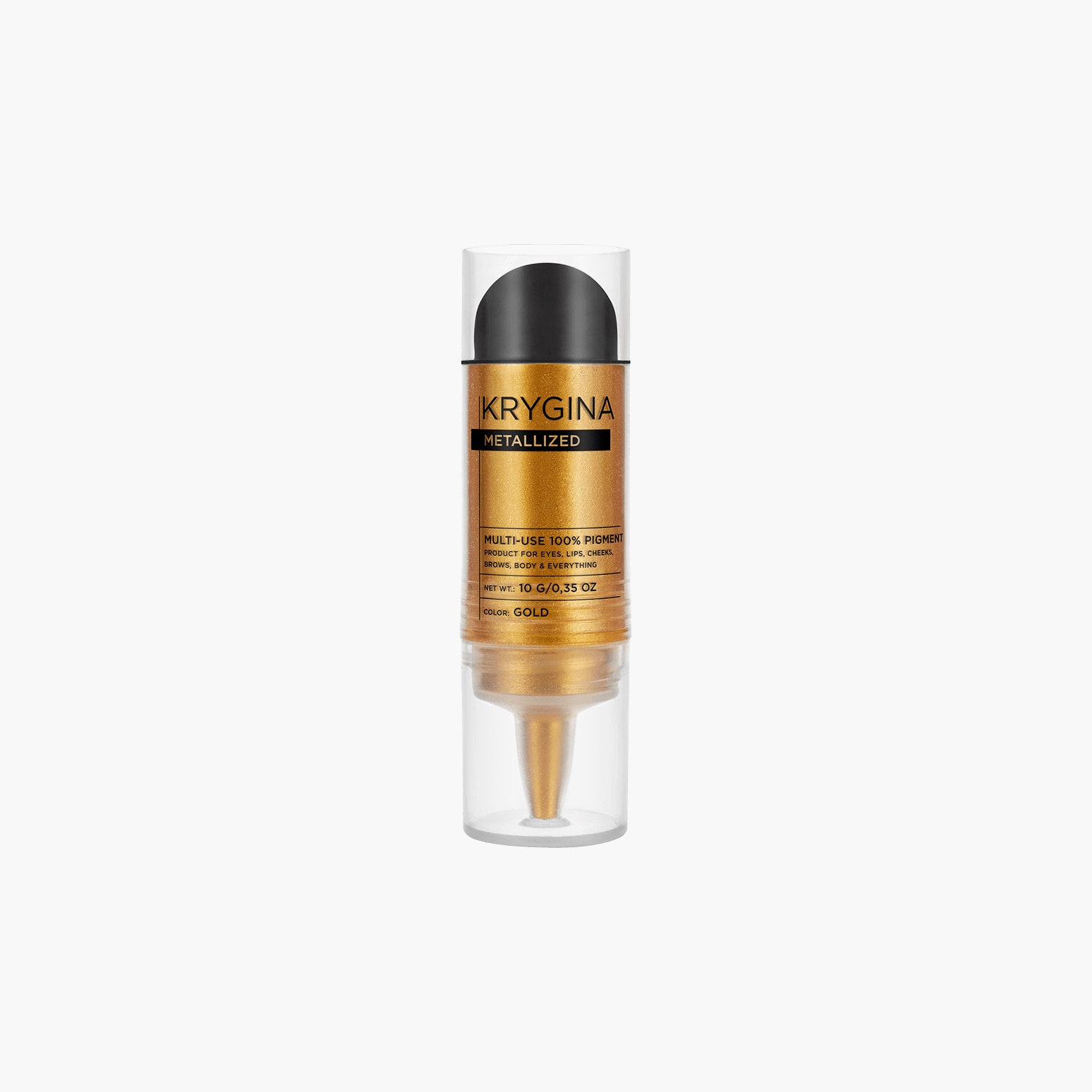 Тени для век Metallized Gold Krygina Cosmetics 2150 рублей