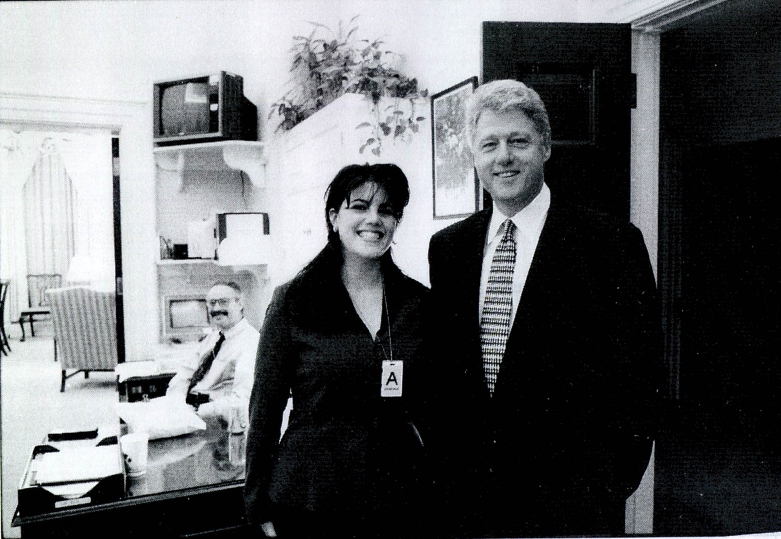 Моника Левински и Билл Клинтон 1998