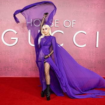 Леди Гага на премьере фильма «Дом Gucci»