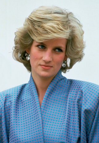 Image may contain Diana Princess of Wales Clothing Apparel Human Person Face Sleeve Blonde Kid Teen and Child
