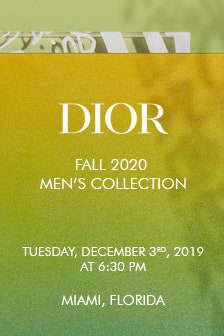Прямая трансляция показа Dior Men в 0230 по московскому времени