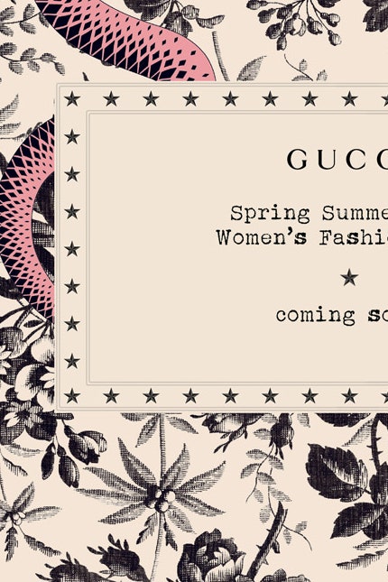 Трансляция показа Gucci весналето 2016 из Милана