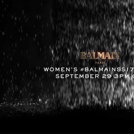 Balmain весналето 2017 видео с показа коллекции