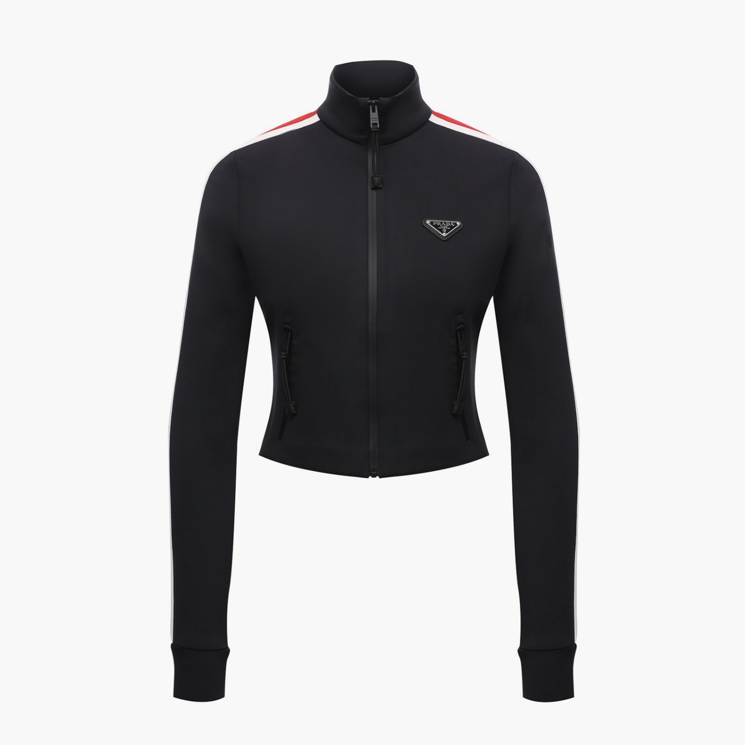 Укороченная олимпийка Prada 115000 рублей tsum.ru
