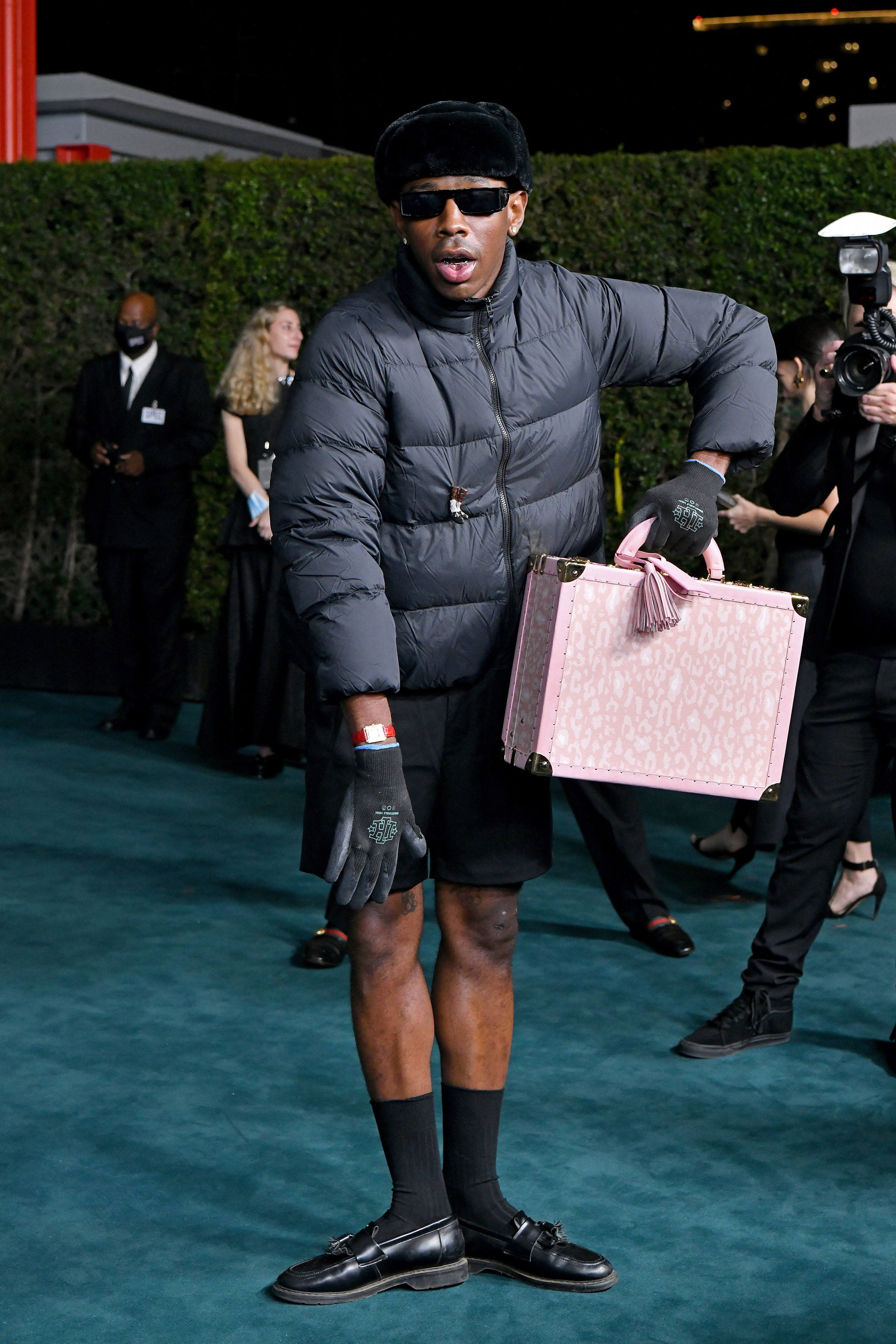 LOS ANGELES CALIFORNIA  NOVEMBER 06 Tyler the Creator attends the 10th Annual LACMA ArtFilm Gala presented by Gucci at...