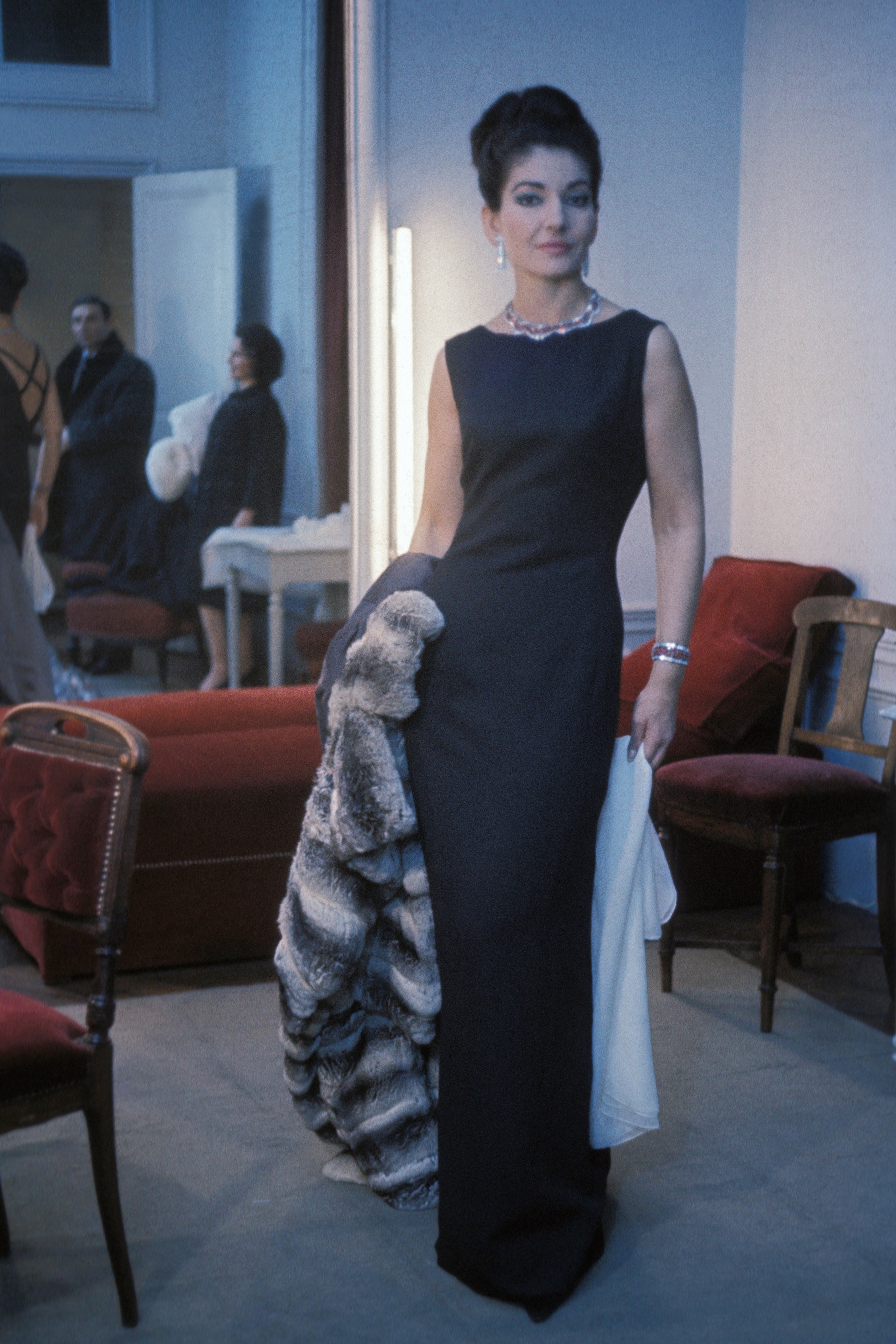 Portrait de Maria Callas Ã  Paris dans les annÃ©es 60 France. Circa 1960.