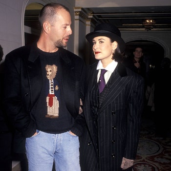 NEW YORK CITY  DECEMBER 2   Actor Bruce Willis and actress Demi Moore attend A Few Good Men New York City Premiere on...