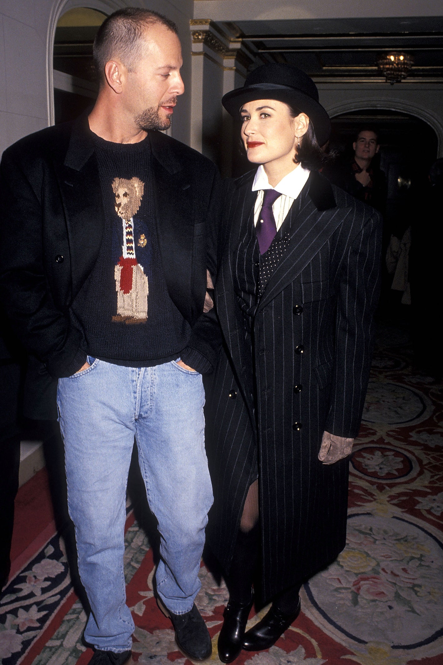 NEW YORK CITY  DECEMBER 2   Actor Bruce Willis and actress Demi Moore attend A Few Good Men New York City Premiere on...