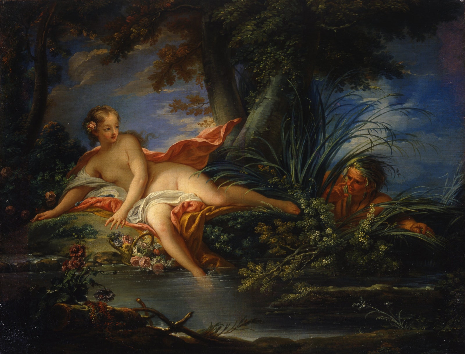 «Испуганная купальщица» Франсуа Буше 1736 год