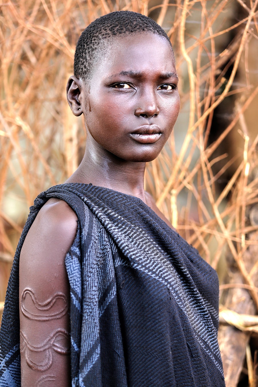 Женщина из племени боди. Река Маго Эфиопия