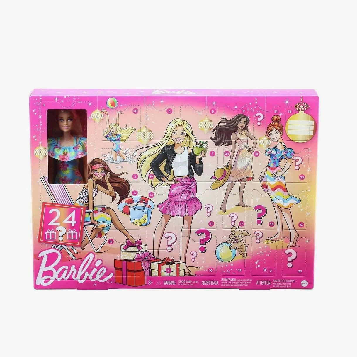 Адвенткалендарь Barbie 2999 рублей sbermegamarket.ru