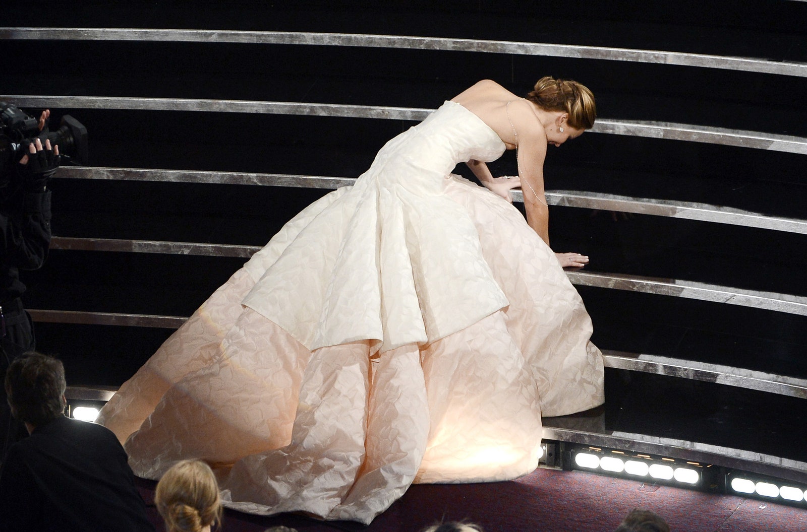 Джен­ни­фер Ло­уренс в Dior на вру­че­нии пре­мии «Ос­кар» 2013