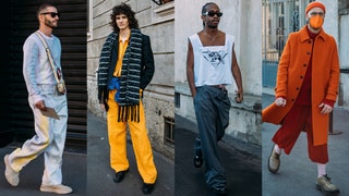 Стритстайл на Неделе мужской моды осеньзима 2022 в Милане