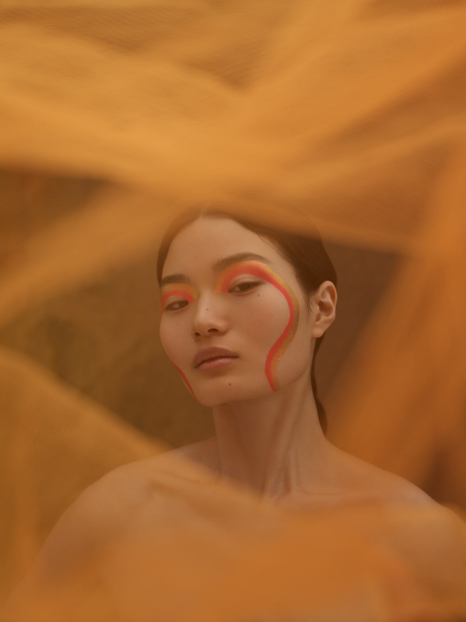 Фото Ausra Babiedaite макияж Marie Dausell модель Mari Nishimura Le Management ретушь Brazzi Retouch