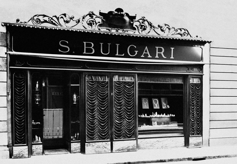 Первый бутик Bulgari в Риме 1884