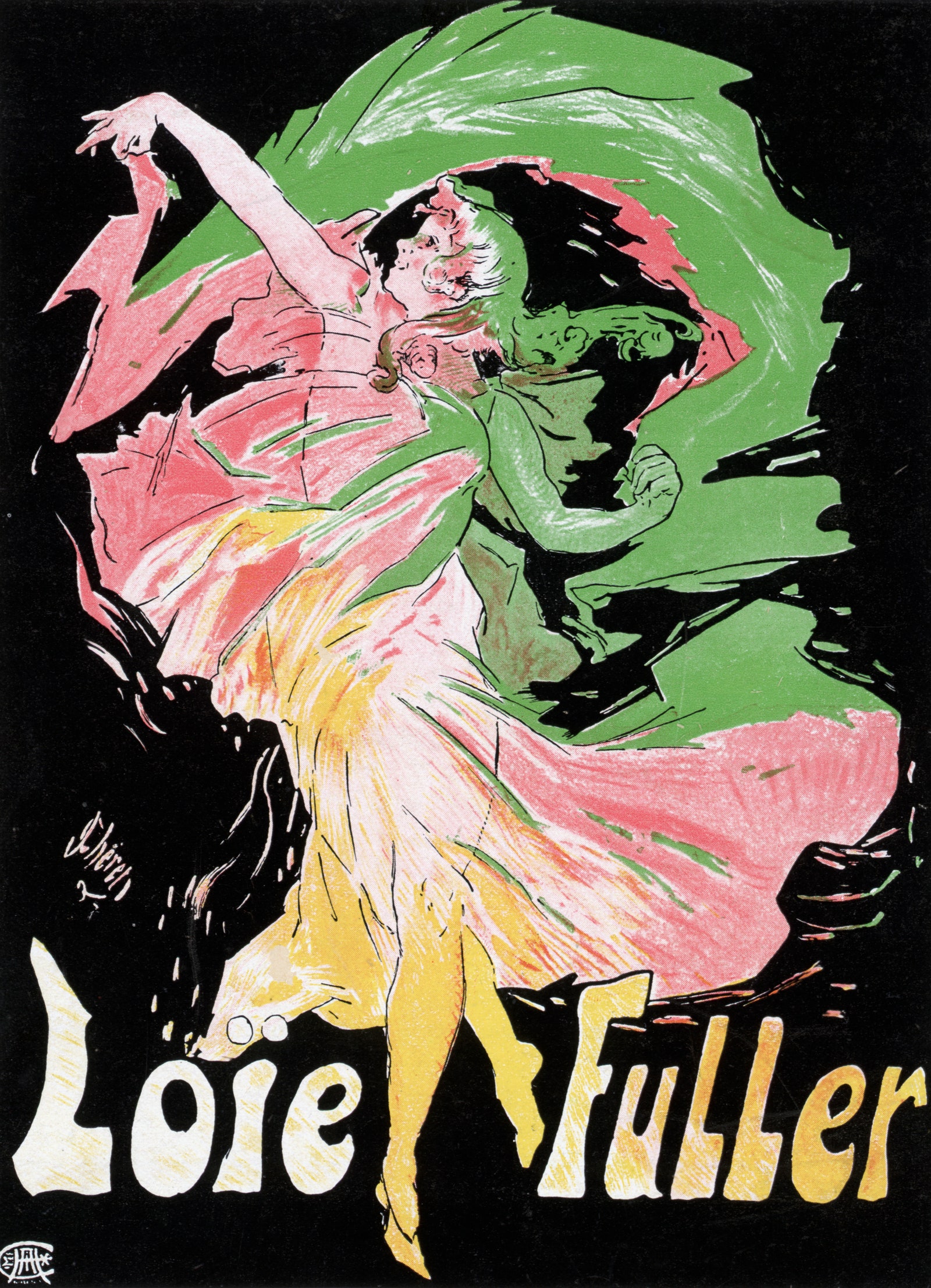 Постер с Лои Фуллер 1900