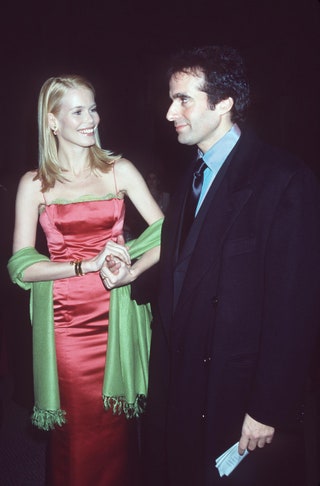 12798 New York NY. Claudia Schiffer and David Cooperfield at the Metropolitan Museum of Art for the 50th Anniversary of...